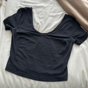 Side 8 Align short sleeve Lululemon top